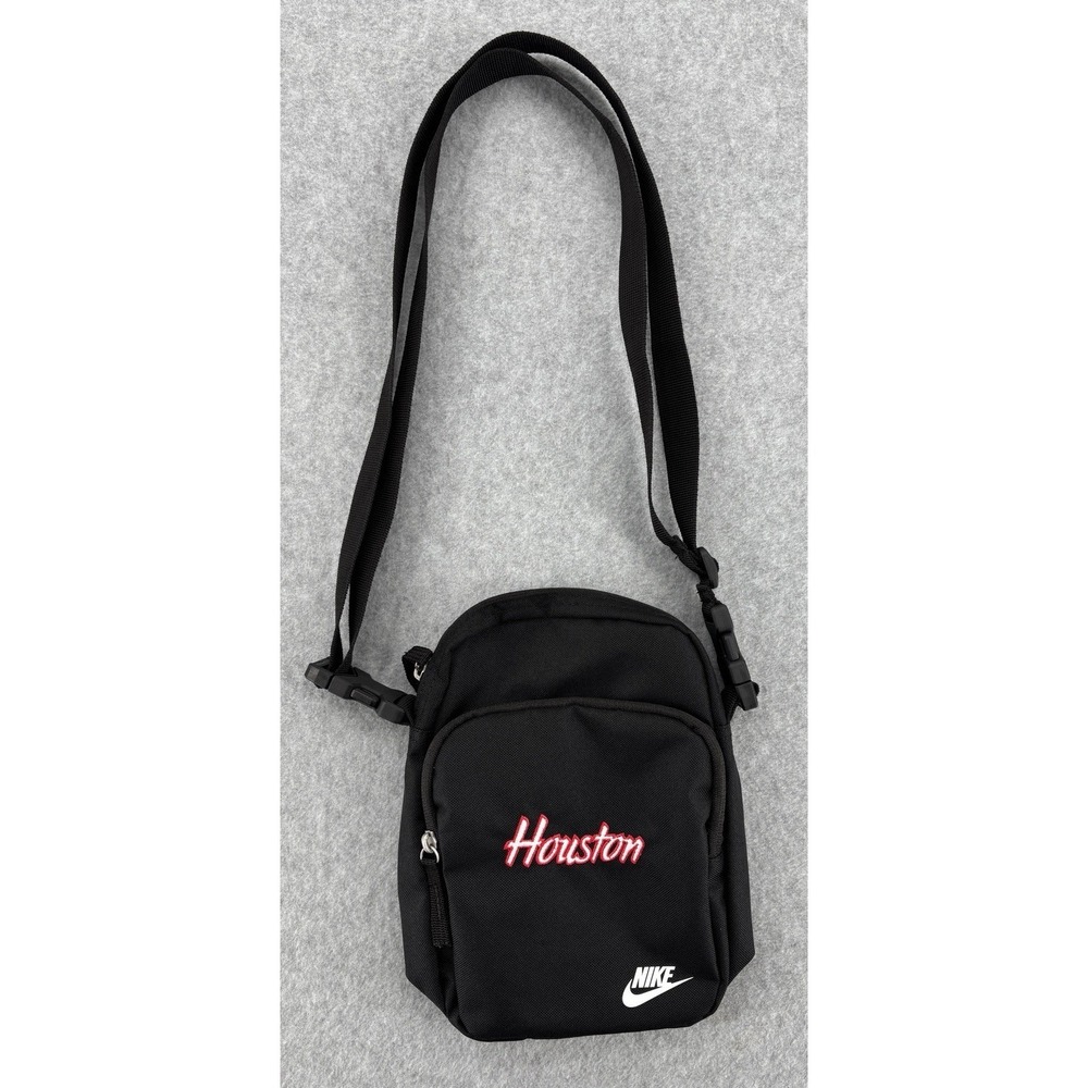 Nike Heritage Houstonโ Embroidered Crossbody Bag Black DB0456-010 4L